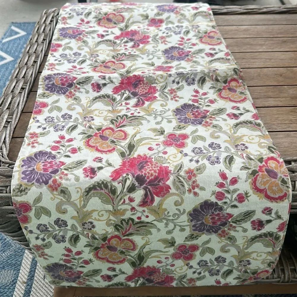 Homegoods Floral Table Runner Decor
